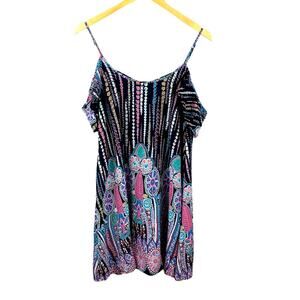 Love Riche Off the Shoulder Boho Dress Size Medium